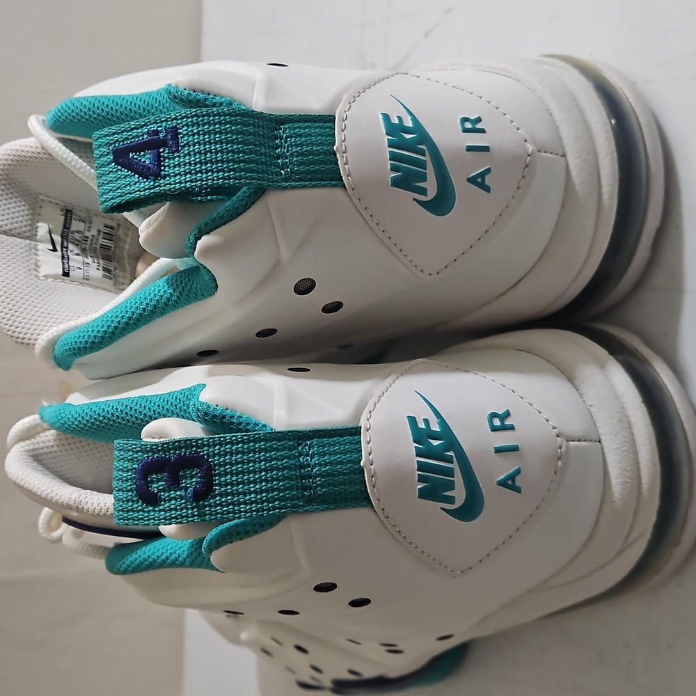 Nike Air Max Barkley Hyperfuse White Blue Teal Size 9 NEVER WORN-no Box - Picture 5 of 7